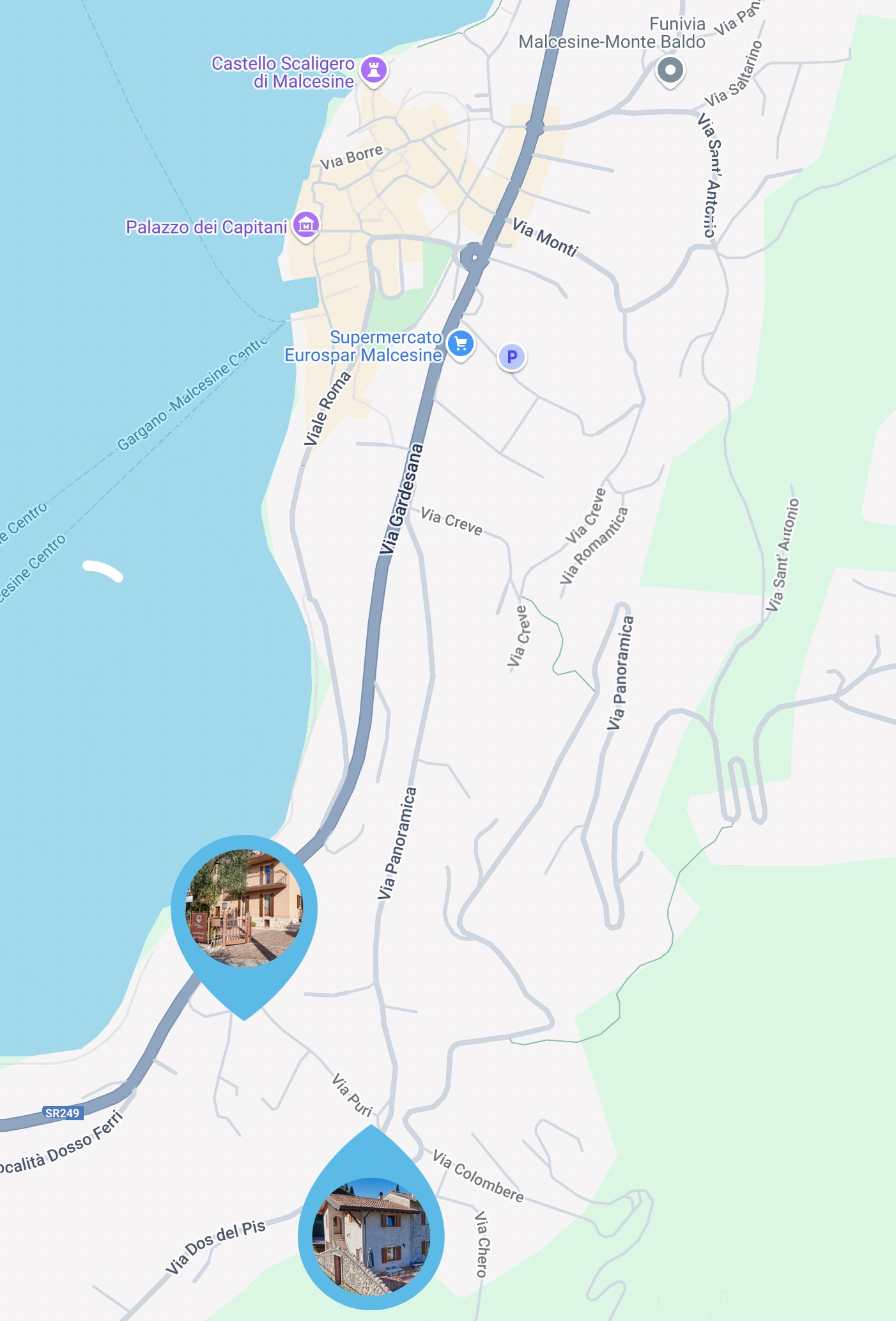 Casa Milani e Casa Carlotta a Malcesine